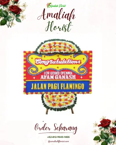Bunga Papan Congratulation di Selapajang
